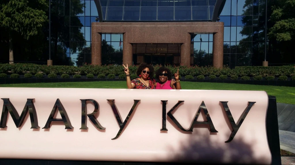 At the Mary Kay Dallas HQ