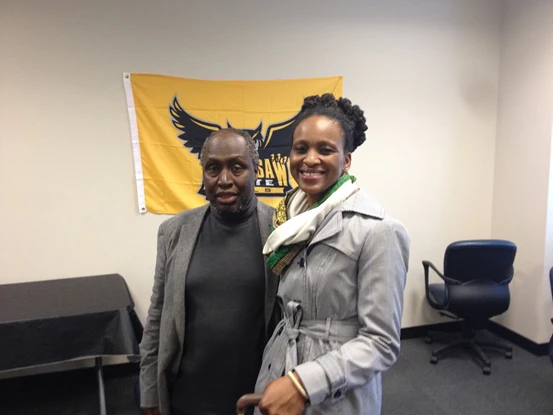 Chika Unigwe with Ngugi Wa Thiongo – what did one great author tell the other?